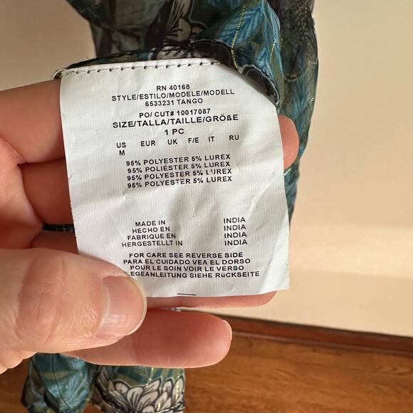 Amoressa by Miraclesuit Rhiannon Tango Floral Mini Beach Coverup Dress - Picture 4 of 10